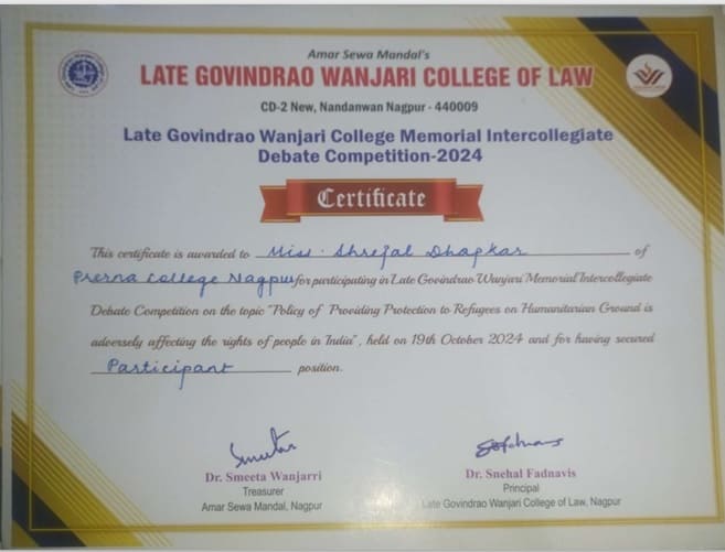 Seminar on Creative Writing